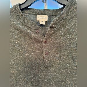 Men’s Jcrew Knit Sweater with Button Detail